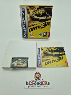 Driver 3 Driv3r - Nintendo Gameboy Advance GBA - PAL - OVP - Anleitung