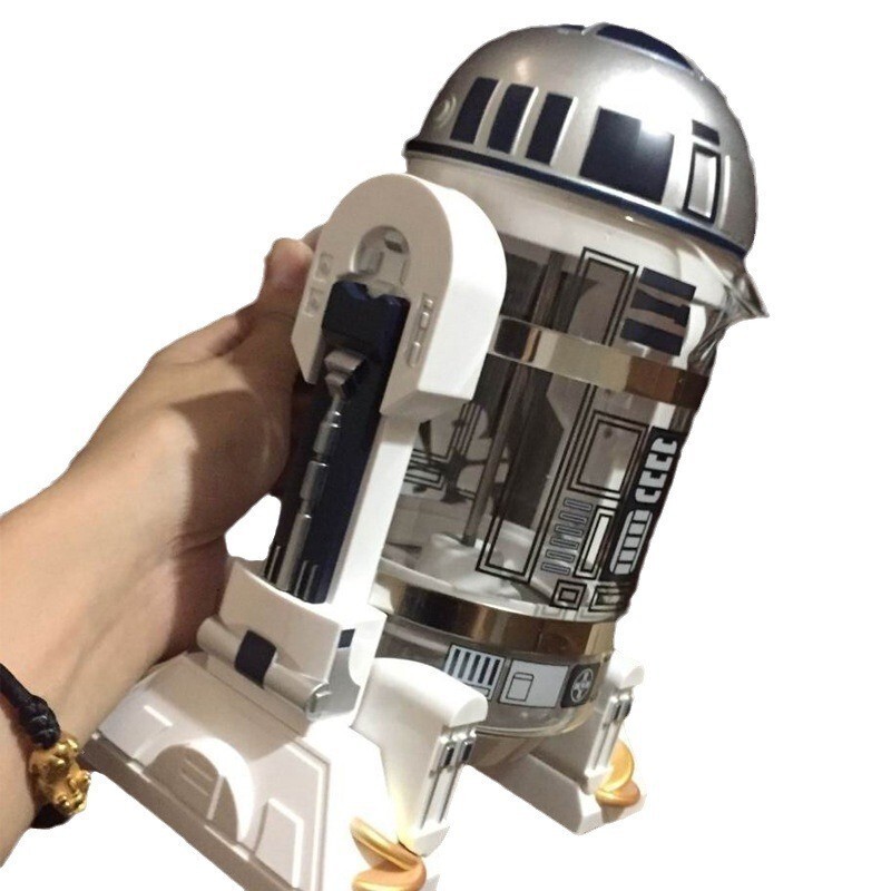 Star Wars R2-D2 Manual Coffee Maker French Press Coffee Pot