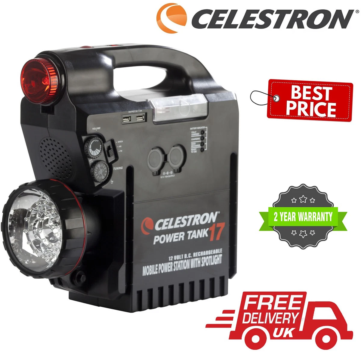 Celestron 17Ah Power Tank 12v Power Supply 18777 UK Stock eBay