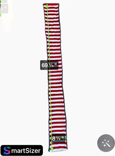 UW Madison Badgers Red White Knit Winter Scarf Large Double Sided Team Logo - 第 4/4 張圖片