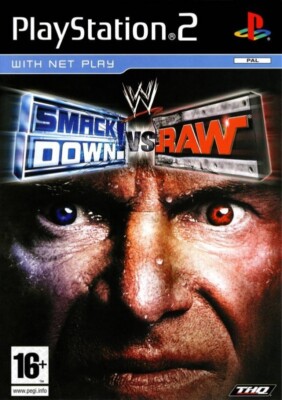 PS2 / Sony Playstation 2 - WWE SmackDown! vs. Raw DE CD mit Anl.