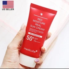 MEDICUBE Red Moisture Real Sun Cream 50ml SOF50+ PA++++ | KBeauty