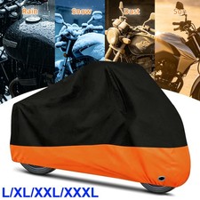 L-3XL Waterproof Motorcycle Cover Heavy Duty for Sun Snow UV Rain Dust Resistant