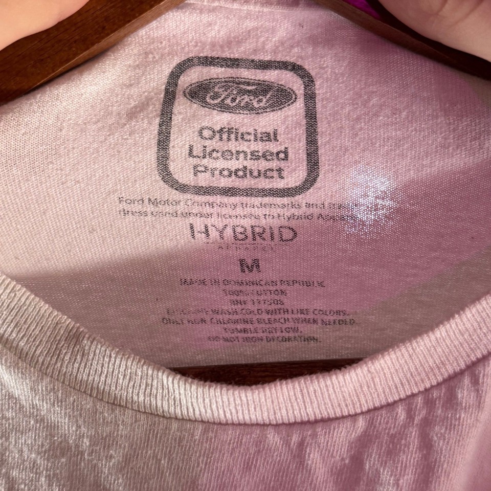 Ford Mustang American Muscle Graphic Tee White Men's Size Medium | eBay