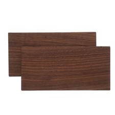  2 Pcs Tavola Di Legno in Noce Nera Pannello Legnetti Per Lavoretti Naturale
