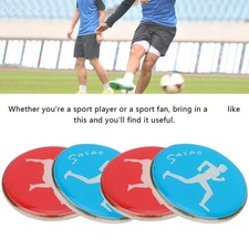 4pcs TwoSided Referee Toss Coin for Soccer Football Volleyball Table Tennis Toss