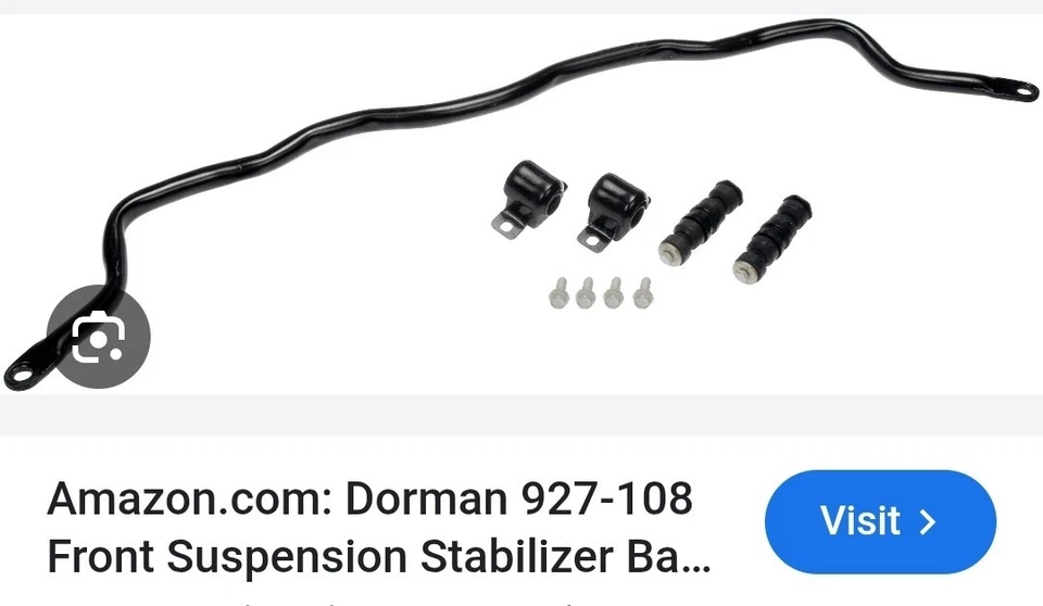 Conjunto de barra estabilizadora de suspensión delantera Dorman 927-108 apto para Chevrolet Oldsmobile Foto 4 de 4