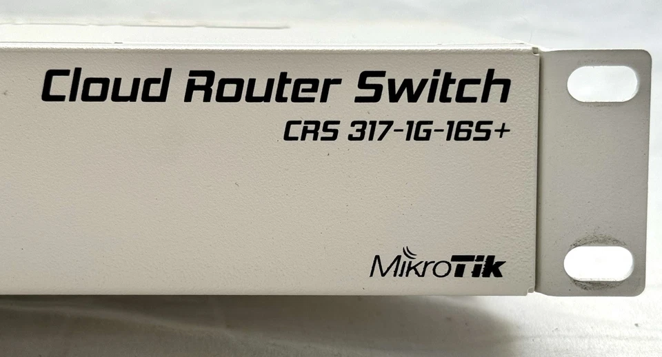 Conmutador administrado en router en la nube MikroTik CRS317-1G-16S+RM, 2PWR CBLs ENVÍO GRATIS 2 DÍAS Foto 2 de 4