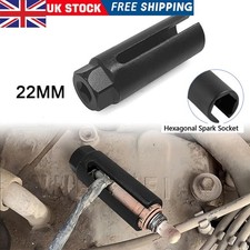 1/2" Drive Car Lambda Oxygen Sensor Open Socket Wrench Removal Hand Tool 22mm UK