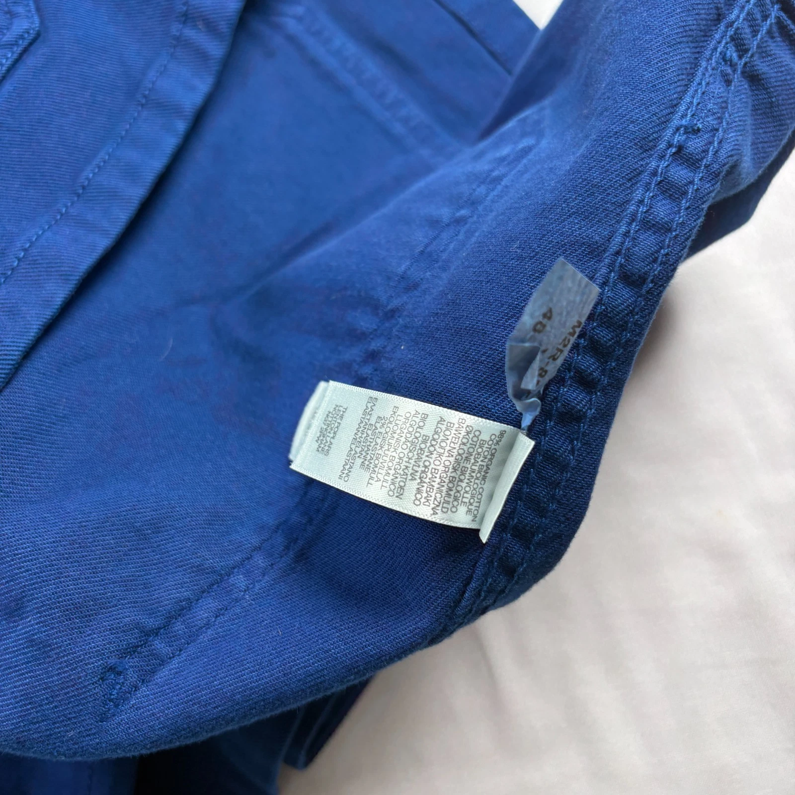 Paul Smith Chore Jacket Mens XL Blue Button Up Collared Trucker Coat  image 7