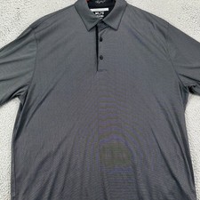 Greg Norman ML75 Play Dry Shirt Golf Polo Mens 2XL Black Rugby Athletic Outdoor