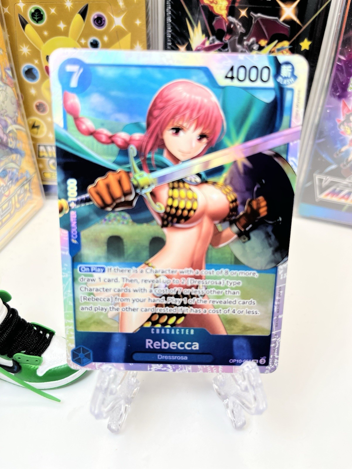 Rebecca Super Rare (SR) OP10-058 Royal Blood English Foil