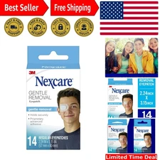 Gentle Removal Eye Patch - Hypoallergenic & Repositionable for All-Day Comfort