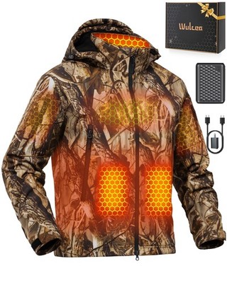 Wulcea Men Heated Graphene Jacket 12v Battery Pack Included Clothes Insulated
