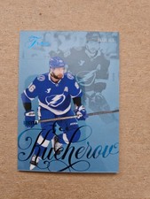 2025-26 Fleer Flair Hockey Nikita Kucherov Forecheck Blue Ice # /25