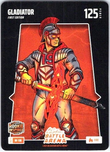 Bo Jackson Battle Arena Gladiator 1st Edition Fire Battlefoil Roman Anthony