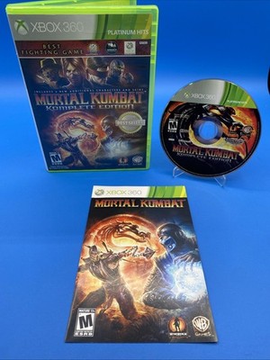 Mortal Kombat Komplete Edition (Microsoft Xbox 360, 2012) CIB Tested Working