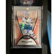 Upper Deck Allure 2025-26 Macklin Celebrini Red Rainbow Sharks #71
