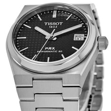 Tissot PRX Powermatic 80 35mm Black Dial Unis...