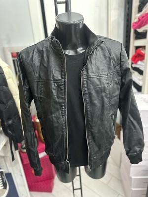 Neufundland Lederjacke Herren Man Gr.L schwarz LLV1768