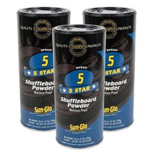 Speed 5 Five Star Shuffleboard Powder Wax Medium-Slow 12-16ft Tables 16oz