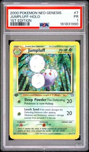 Jumpluff (1st Edition) graded PSA 1 for sale on eBay