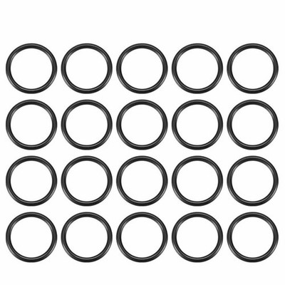 20 pcs 30mm outside slide 3.1mm thick rubber O ring seal black #zc