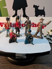 Vintage lead Soldiers Possibly Britains and other Makes x 6