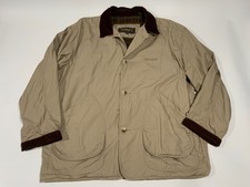 Vintage Timberland Jacket Mens XL Corduroy Collar Plaid Lined 90s Barn Coat