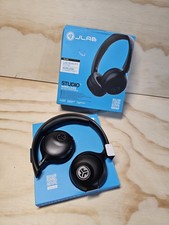 Image of NEW JLab Studio 2 On-Ear Wireless Headphones - Black - New Opened Box to Test