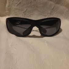 Vintage Bill Dance Sunglasses SK Strike King Fishing Black Wrap around SG-9