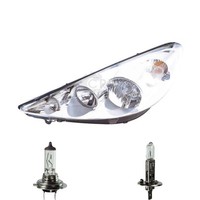 Halogen Scheinwerfer Frontscheinwerfer Links H7/H1 FüR Peugeot 206+ Inkl. Lampen