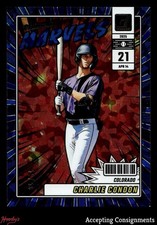 2025 Donruss Diamond Marvels Blue Ice #7 Charlie Condon Rookie 05/35 ROCKIES