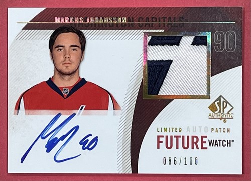Marcus Johansson [Autograph] #249 2010 SP Authentic card
