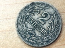 1924 Uruguay 2 Centesimos