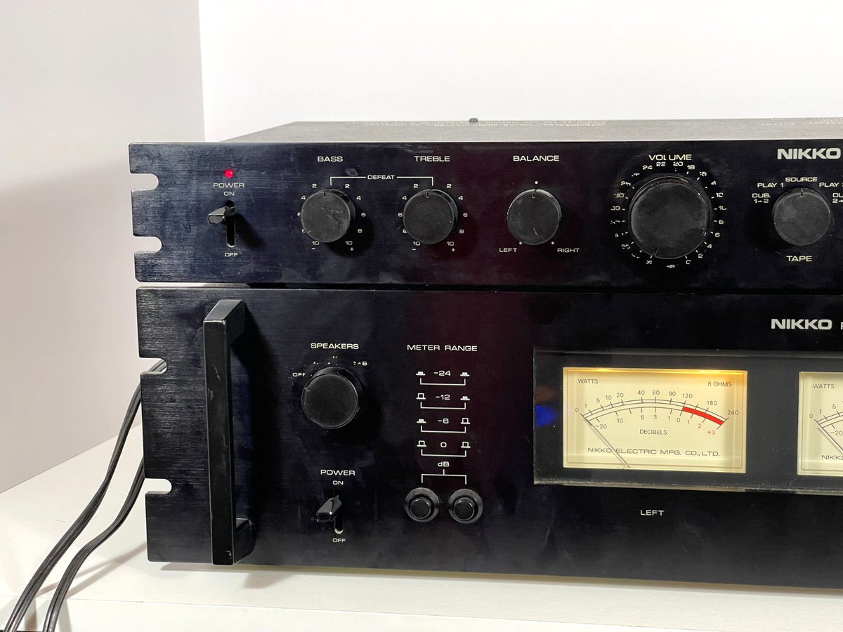 NIKKO POWER AMPLIFIER ALPHA 1　M-204　ジャンク s-l400.jpg