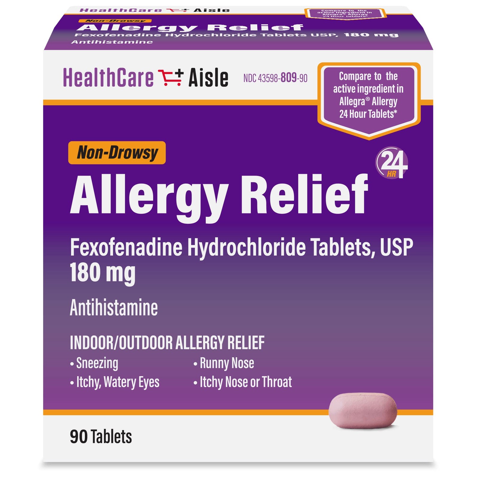 (EXP 03/2026) HealthCareAisle Allergy Relief