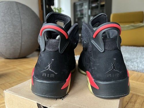 Nike Air Jordan 6 Black Infrared US9 - Bild 3 von 6