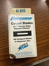 Personna Teppichklingen 0,017 Zoll in 61-0423 (90+) verpackt in Spenderbox