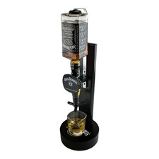 Single Optic (25ml Measure) Heavy Duty Wooden Spirit Bottle Stand