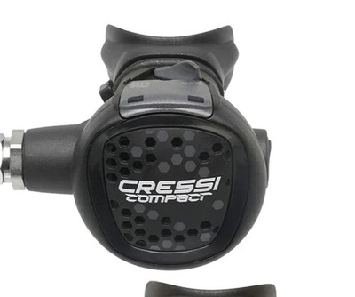 Cressi low profile Compact Scuba diving 2nd stage Regulator ( 1 per order)