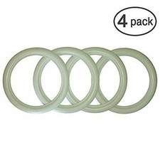Ensemble De 4 Pcs De Garniture De Pneu Portawall Blanc De 12 Pouces