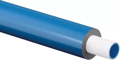 Uponor Uni Pipe PLUS weiß vorgedämmt S6 WLS 035 16x2,0 blue 75m 1063556