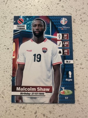 2024 Copa America Cards Malcolm Shaw Flash Edition Trinidad and Tobago