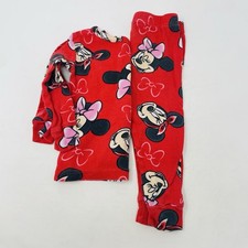 Disney Junior Toddler Girls Size 2T Minnie Mouse 2 Piece Snug Pajama Set 2416