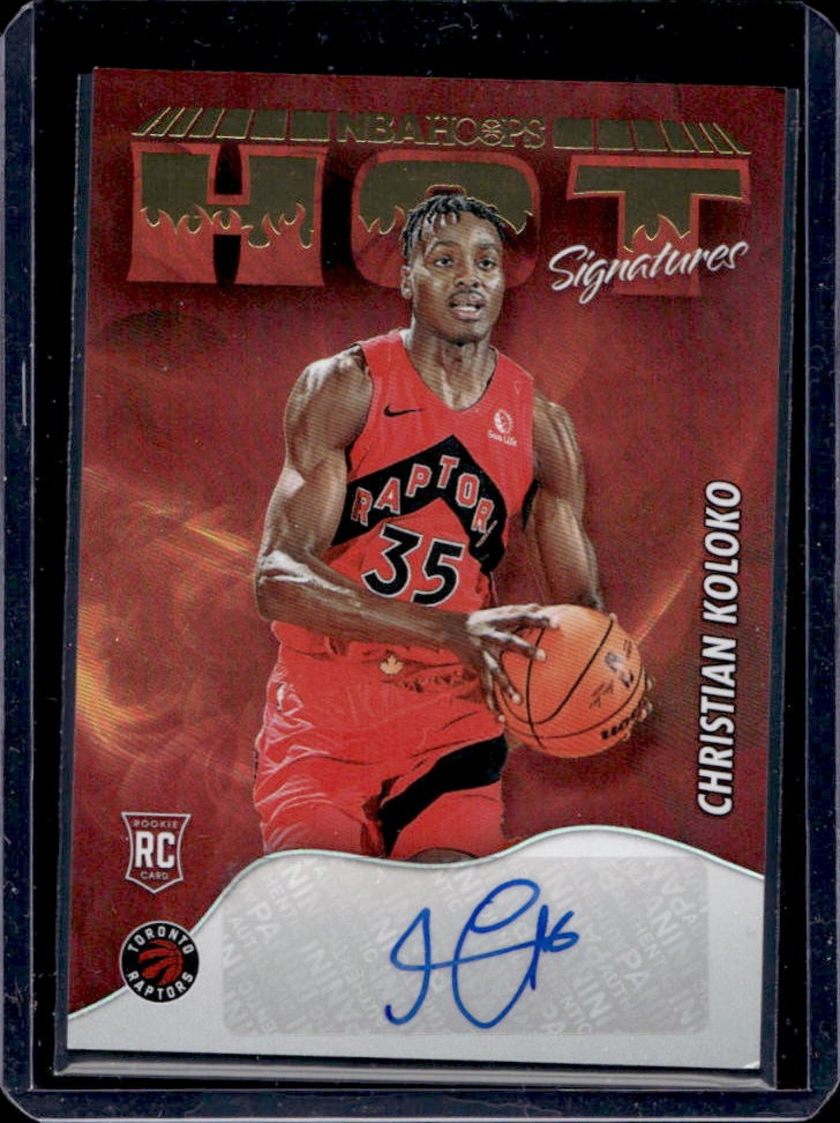 2022-23 Panini Hoops Christian Koloko Hot Signatures Rookies RC Auto #HSR-CKL