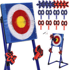 Axe Throwing Game for Backyard,Portable Bristle Target Set with 4 Axes  4 Darts