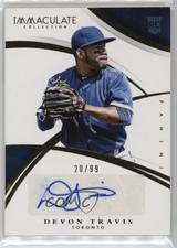2015 Panini Immaculate Rookie Autos Gold 20/99 Devon Travis #132 Auto 9r5