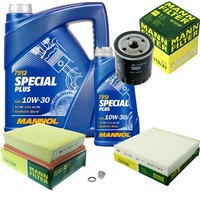 Inspektionspaket 6L Mannol Special Plus 10W-30 FüR Renault Laguna II Grandtour