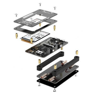 Schwarz Digital Amperemeter für tragbare Telefone Tests DC 4 30V 0 5A Genauigke